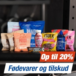 F�devarer & tilskud - Op til 20%